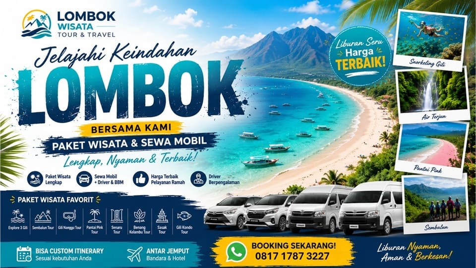Lombok Wisata Tour & Travel - Paket Wisata & Sewa Mobil