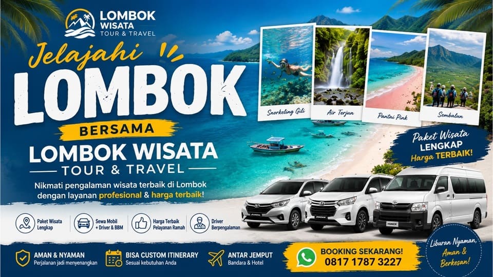 Lombok Wisata Tour & Travel Banner